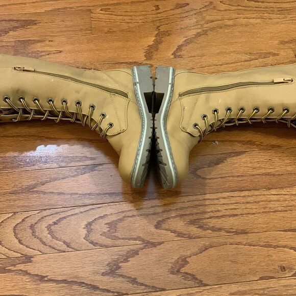 Forever Lace up 6.5 knee boots - Picture 4 of 12